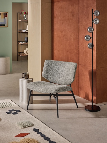 MADE.COM Grey Marl Pax Boucle Kuta Accent Chair (E15890) | €196