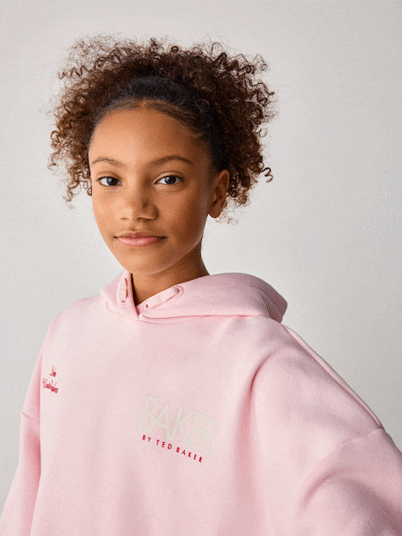 Baker by Ted Baker Oversized Back Print Hoodie (E16048) | AED167 - AED197