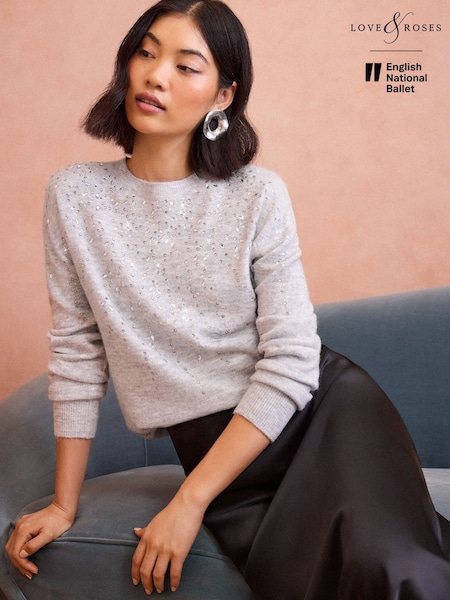Love & Roses Cosy Crew Neck Jumper (E16210) | 192 LEI