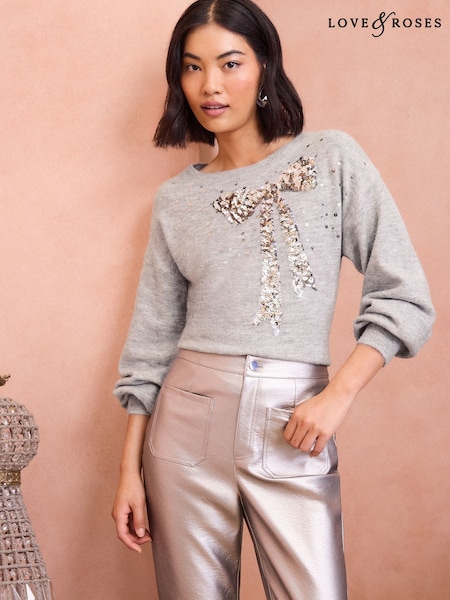 Love & Roses Cosy Crew Neck Jumper (E16216) | 143 LEI