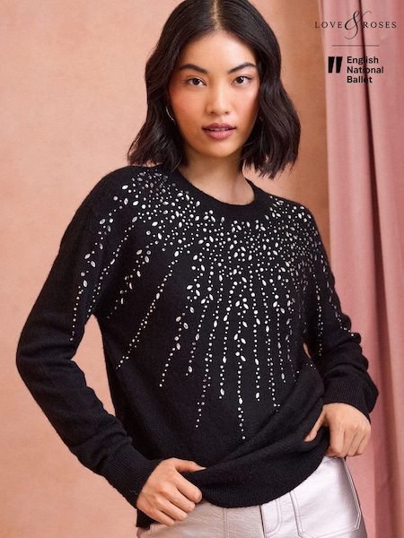 Love & Roses Cosy Crew Neck Jumper (E16221) | 192 LEI
