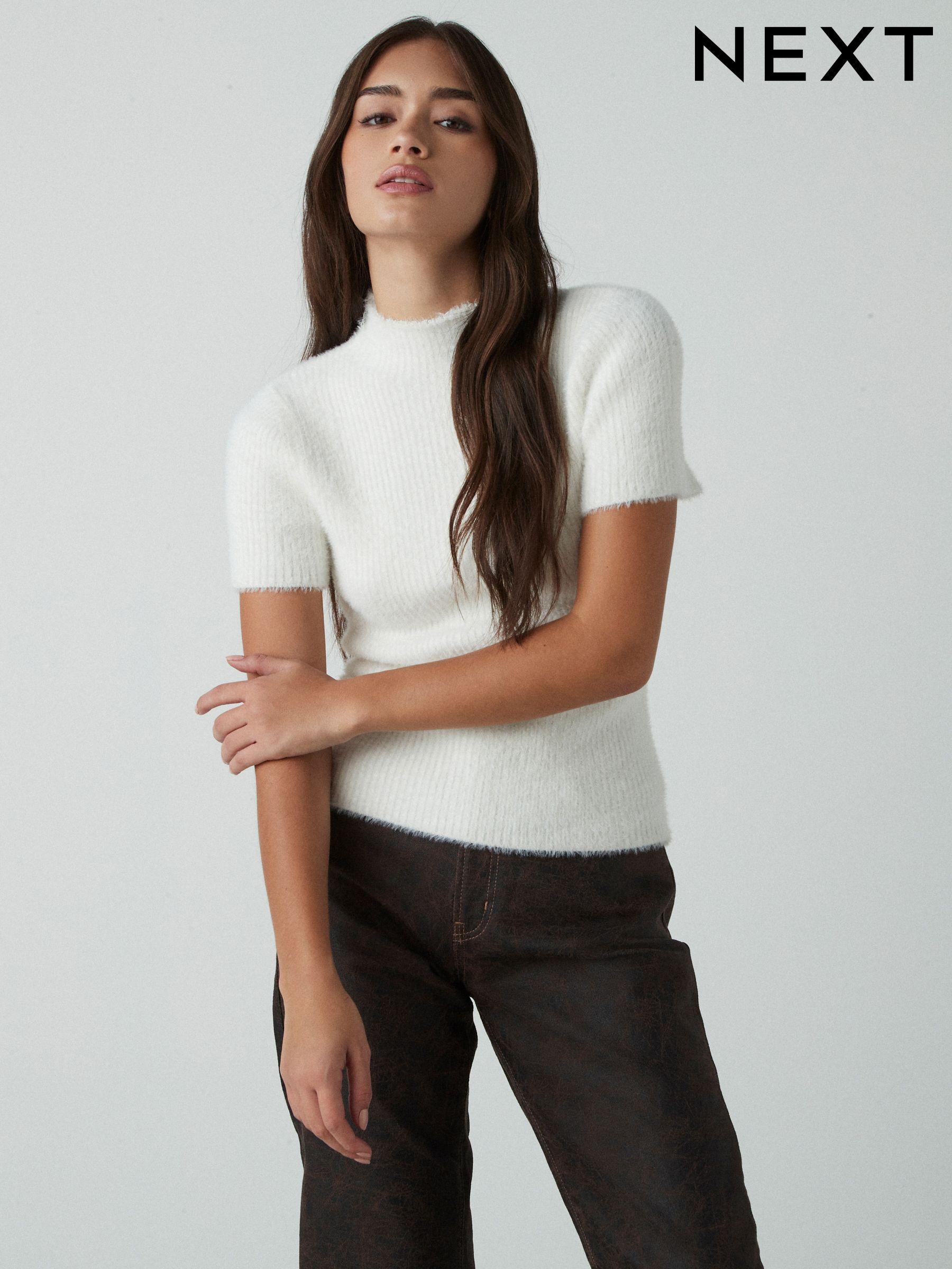 Women s Short Sleeve Jumpers Cold Shoulder Jumpers Next Ireland