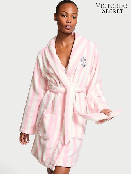 Victoria's Secret Pink Stripe Cosy Short Dressing Gown (E16310) | €56