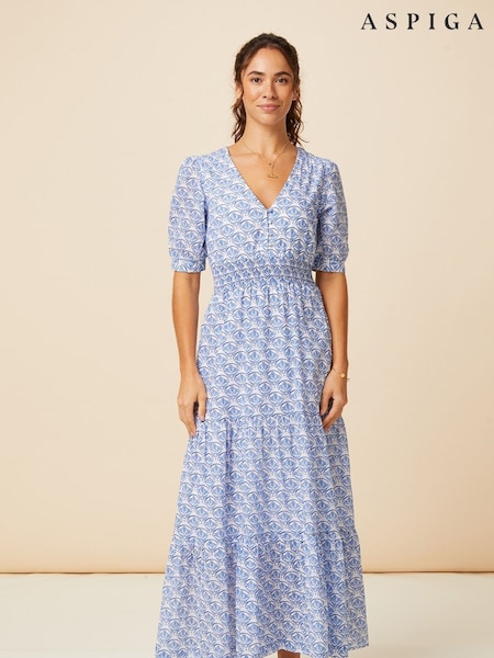Aspiga Billie Short Sleeve Dress (E16416) | ‏805‏₪