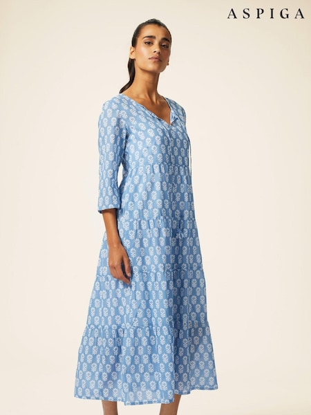 Aspiga Geranium Blue Geranium Emma Dress (E16426) | €129