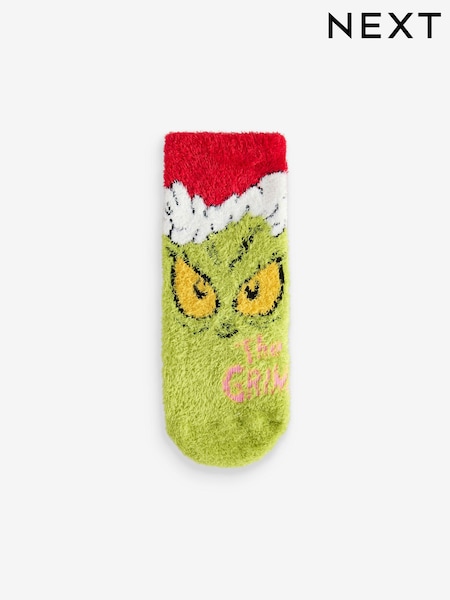 Green The Grinch Christmas Cosy Socks (E16555) | € 4 - € 5