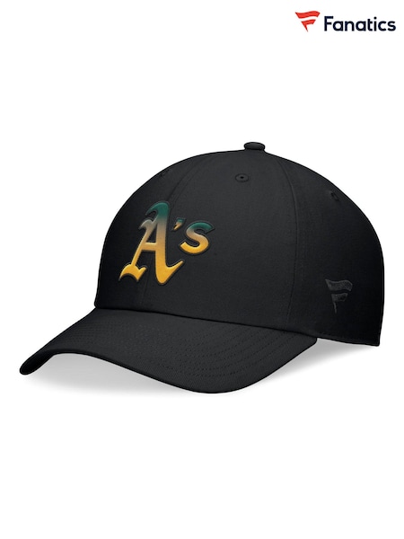 Fanatics MLB Oakland Athletics Pinch Hitter Unstructured 100% Cotton Adjustable Black Cap (E16753) | $35