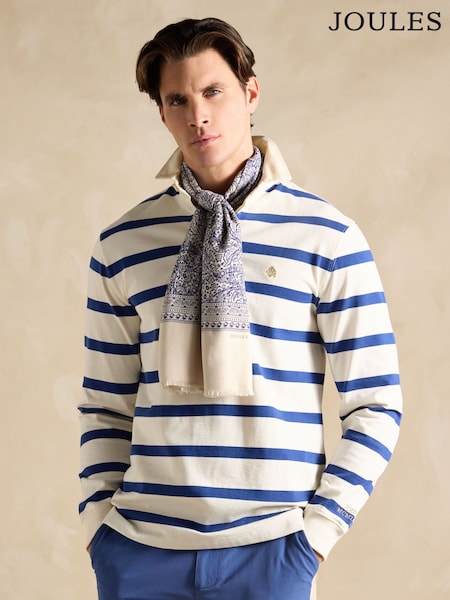 Azul/blanco - Joules Mayfair Scarf (E16838) | 41 €
