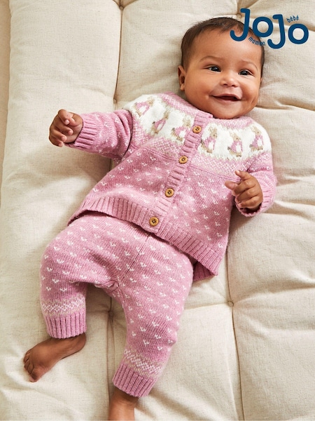 Jojo Maman Bébé Peter Rabbit Fairisle Pattern Baby Knit Set (E16869) | ‏166‏₪