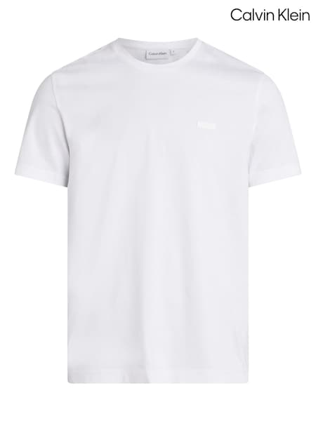 Calvin Klein White Modern Essentials Cotton T-Shirt (E17125) | €40