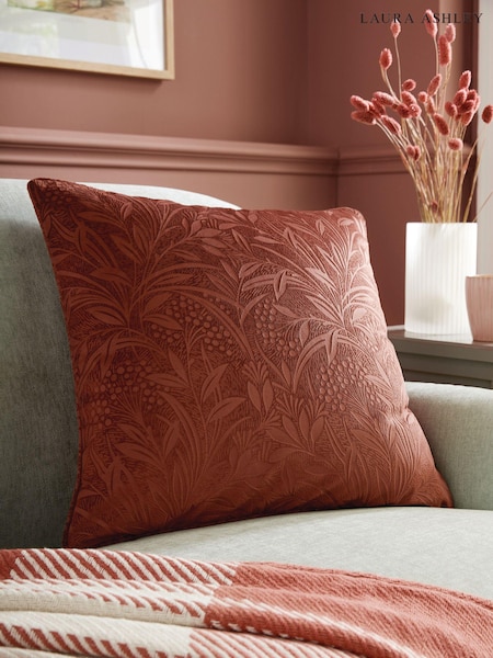 Laura Ashley Barley Embossed Cushion (E17182) | €50