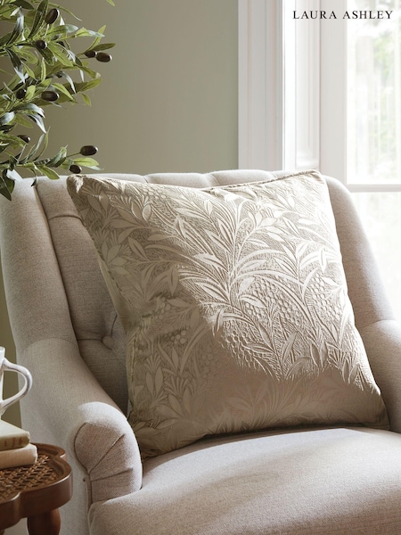 Laura Ashley Barley Embossed Cushion (E17203) | €50