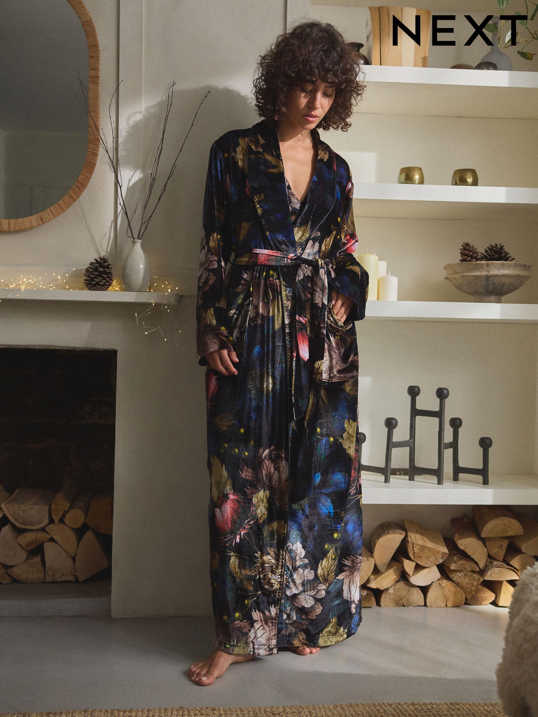 Women s Long Velvet Nightwear Next Oman