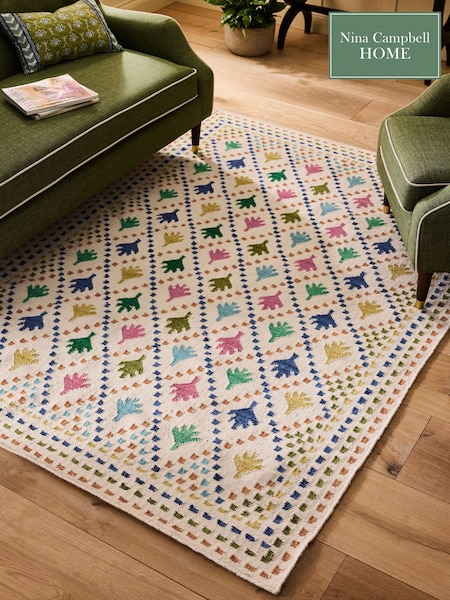 Nina Campbell Cream Paradis Wool Rug (E17636) | €163 - €573
