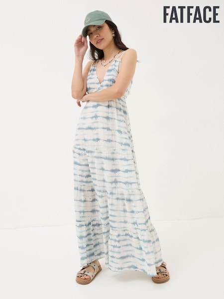 FatFace Blue Tie Dye Tammy Beach Maxi Dress (E17775) | €38