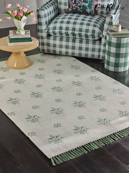 Cath Kidston Cream Heraldry Rug (E17785) | €116 - €477