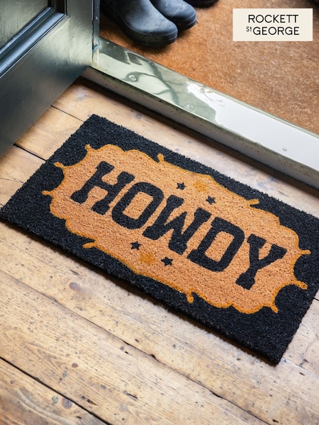 Rockett St George Howdy Doormat (E17786) | €22