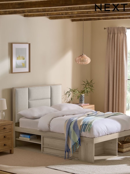 Tweedy Plain Light Grey Finsbury Platfrom Storage Bed Frame (E17901) | €1,075 - €1,200