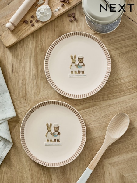 Set Of 2 Rosie Rabbit And Bertie Bear Side Plates (E17903) | 24 €