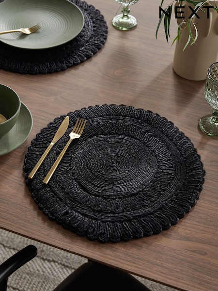 Set of 2 Jute Woven Placemats (E17914) | ‏74 د.إ.‏