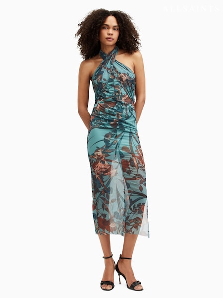 AllSaints Blue Kaih Batu Dress (E18094) | €72