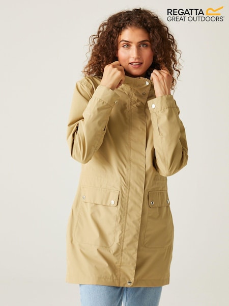 Regatta Natural Birgitta Mid Length Waterproof Jacket (E18152) | 250 LEI