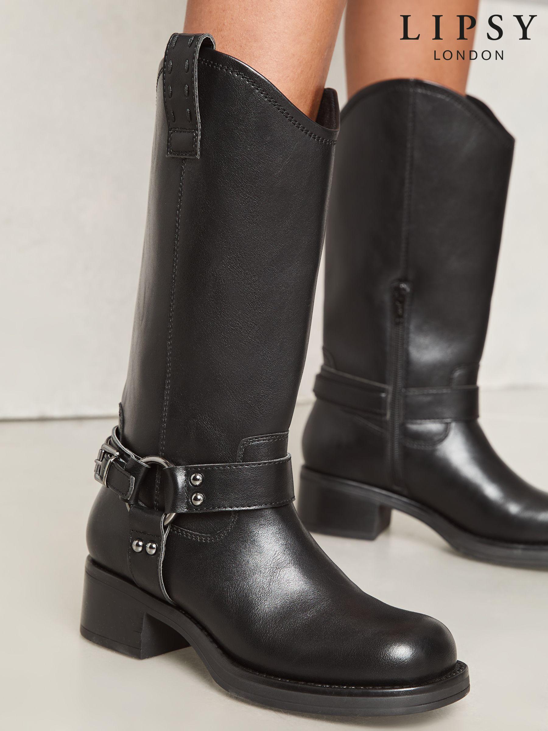 Sale Black Biker Boots Next Luxembourg