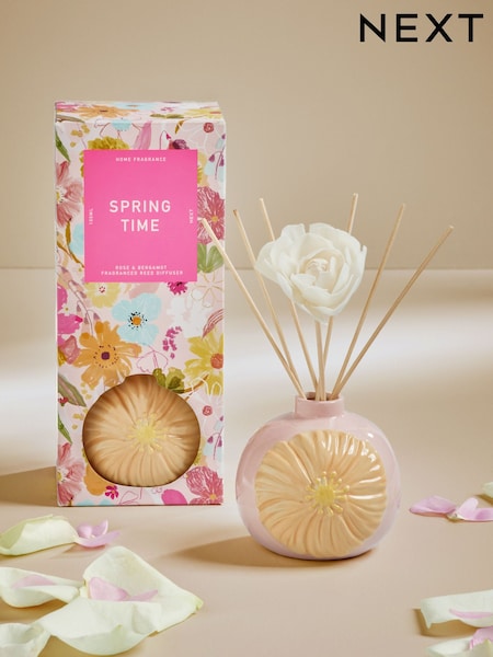 Springtime Rose and Bergamot 100ml Fragranced Reed Diffuser (E18434) | €21