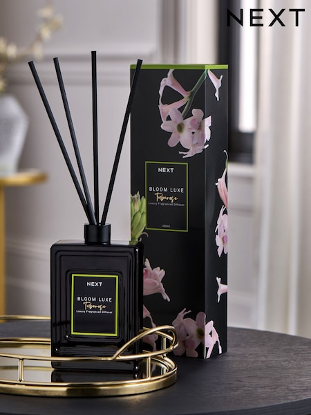 Set of 3 Bloom Luxe Tuberose 400ml Luxury Fragranced Reed Diffuser (E18451) | €45