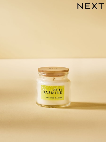 Yellow White Jasmine Mini Candle (E18572) | €6