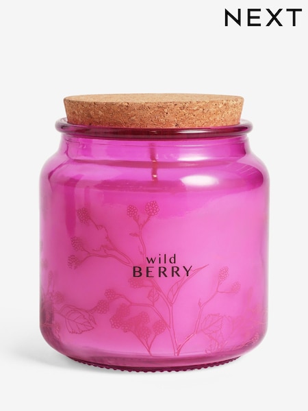 Berry Pink Mixed Berry Jar Candle (E18580) | €11