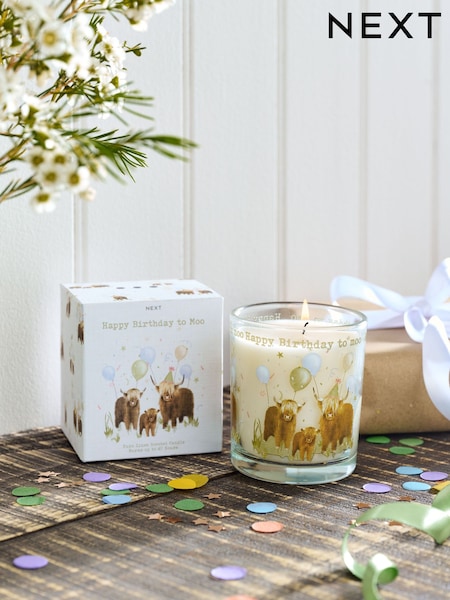 Natural Hamish Happy Birthday Pure Linen Scented Candle (E18594) | €11