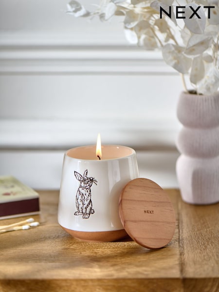 White Bunny Pure Linen Scented Candle (E18608) | €15.50