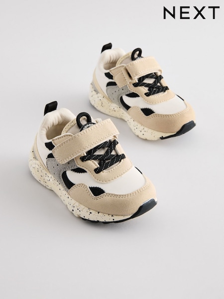 Neutral Elastic Lace Trainers (E18687) | R$ 215 - R$ 245