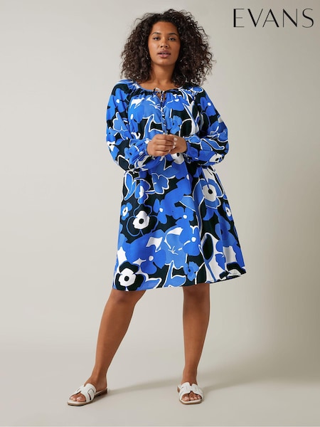 Evans Curve Floral Print Tunic Dress (E18731) | R$ 355