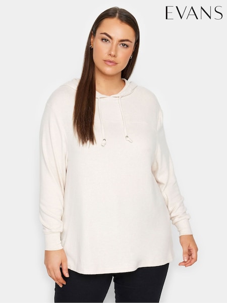 Evans Knitted Brown Hoodie (E18782) | 174 LEI