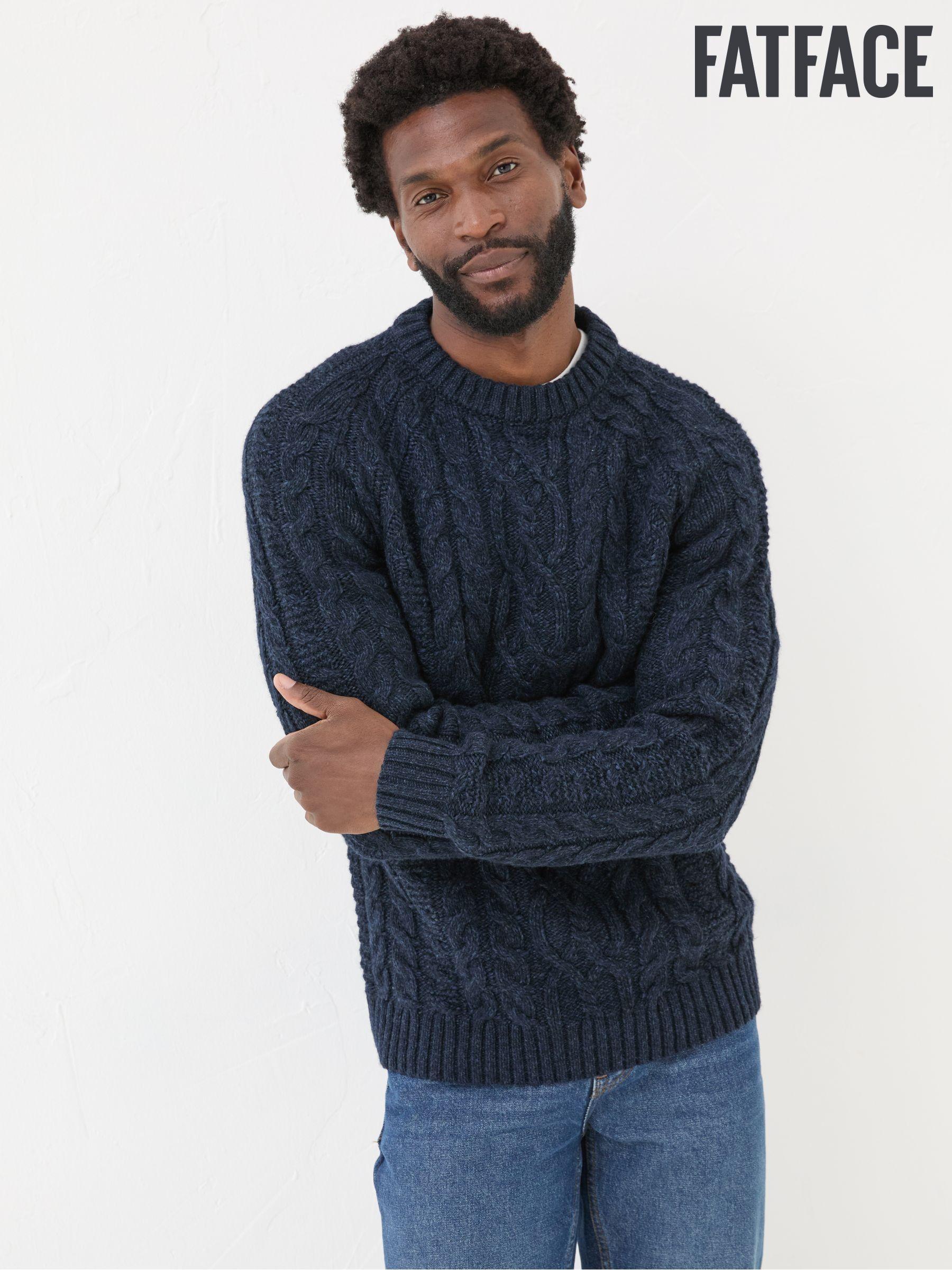Fat Face Chunky Knit Crew Neck Casual Jumpers Next Luxembourg