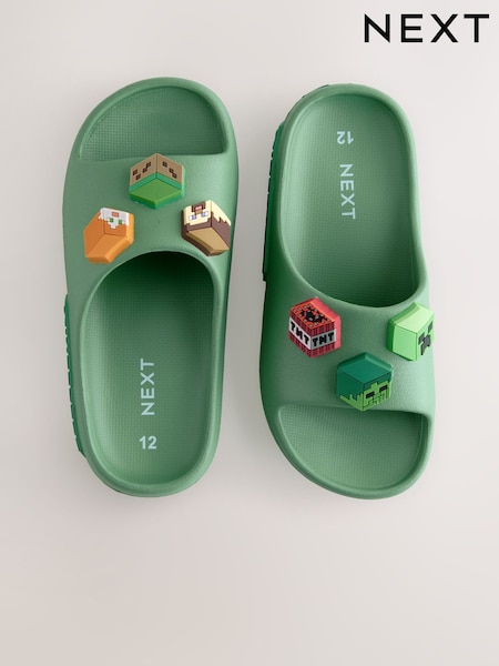 Green Minecraft Sliders (E18808) | $22 - $27
