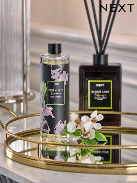 Bloom Luxe Tuberose 200ml Luxury Fragranced Reed Refill Diffuser (E18836) | €21