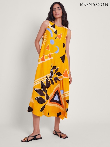 Monsoon Amanda Print Dress (E18869) | 286 LEI