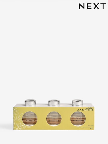 Set of 3 White Jasmine 40ml Diffusers (E18885) | €15.50
