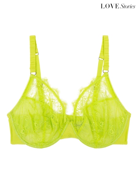 Love Stories Green Romeo Delicate Underwired Bra (E18899) | €56
