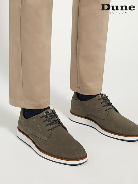 Серый - Стандартный крой - Dune London Beko Wedge Gibson Shoes (E18943) | €144