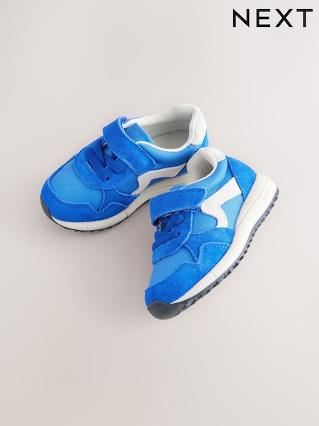 Blue Touch Fastening Elastic Lace Retro Trainers (E19016) | kr384 - kr418