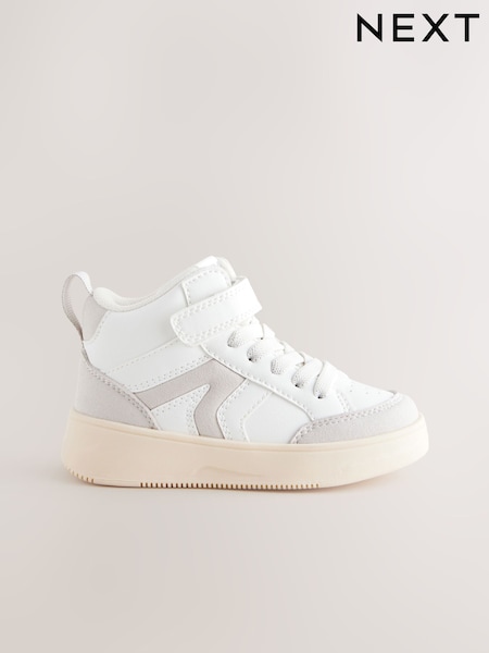 White Touch Fastening Elastic Lace Hightop Boots (E19019) | BGN 71 - BGN 84