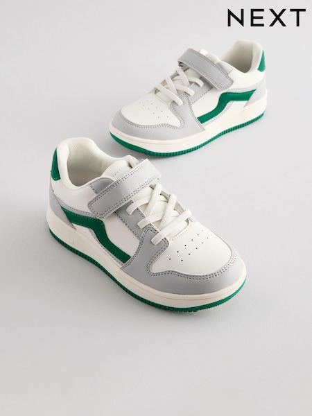 Neutral Elastic Lace Trainers (E19061) | €35 - €45