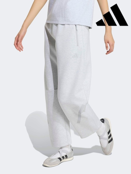 Grey - Adidas Adidas Z.n.e. Open Hem Pants