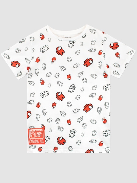 Character White Among Us T-Shirt (E19295) | AED47
