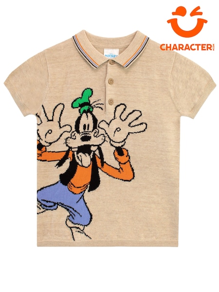 Character Natural Disney Goofy Polo Shirt (E19316) | AED69