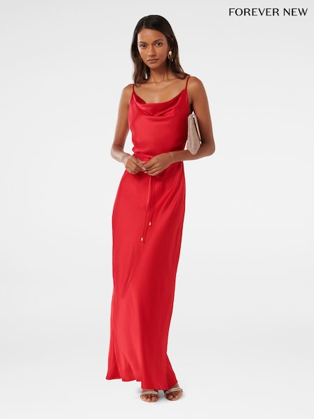 Forever New Lucy Petite Satin Cowl Maxi Dress (E19504) | €173